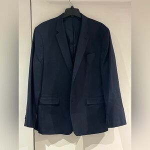 Banana Republic Navy Blue Blazer 46R Standard Fit